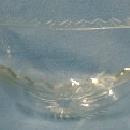 vintage Silver Pedestal Candy Dish with Cut Glass Insert
