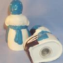 Contemporary MAMMY AT WASHTUB Porcelain Salt and Pepper Shakers