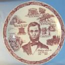 Vernon Kilns ABRAHAM LINCOLN 16th President Porcelain Comemorative Plate
