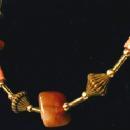 vintage Agate Necklace - 1960s Retro Estate Costume Jewelry
