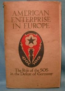 vintage Army Defeat of Germany AMERICAN ENTERPRISE IN EUROPE - The Role of the SOS - PB Book - paper
