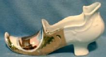 old Porcelain Shoe - Souvenir of Masonic Temple Chicago Ill - porcelain