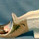 old Porcelain Shoe - Souvenir of Masonic Temple Chicago Ill - porcelain