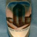 old Porcelain Shoe - Souvenir of Masonic Temple Chicago Ill - porcelain