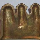 COCA COLA Gold Tin Advertising Sign