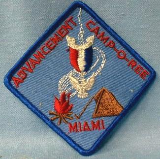 Boy Scouts America - ADVANCEMENT CAMP-O-REE MIAMI Florida Patch - collectible