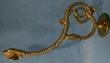 Brass DOLPHIN Hat or Coat Hook - Metalware