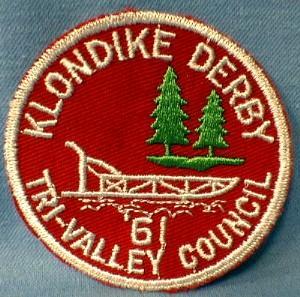 Boy Scouts America Patch 1961 KLONDIKE DERBY - collectible