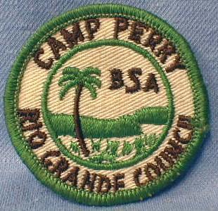 Boy Scouts Americe Camp Perry Patch RIO GRANDE COUNCIL - collectible