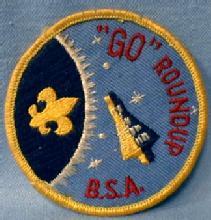 Boy Scouts America Patch GO Roundup - 1960 collectible