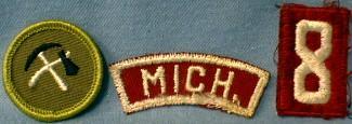 Boy Scouts America 1959-1965 Patch Group - collectible