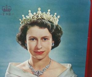 QUEEN ELIZABETH II Tin Coronation Tray - Metalware