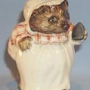 Colorful Beatrix Potter's MRS TIGGY WINKLE Porcelain Figurine