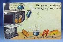 EXCELSIOR Stove and Mfg Company Quincy Illinois Advertising Postcard - paper
