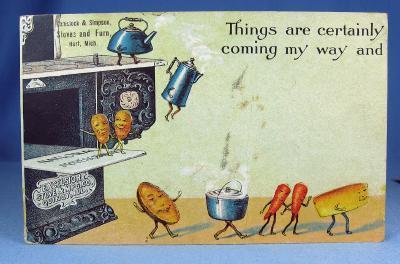 EXCELSIOR Stove and Mfg Company Quincy Illinois Advertising Postcard - paper