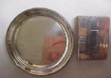 Sterling ART DECO Smoking Set - Silver