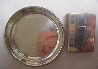 Sterling ART DECO Smoking Set - Silver