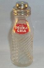 DOUBLE COLA Advertising Glass Vinegar Shaker Bottle