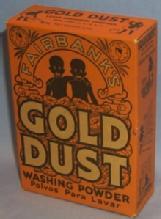 Lever Brothers Box of GOLD DUST Washing Powder - Ethnographic