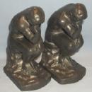 NUART Grey Metal THINKER Bookends - Metalware
