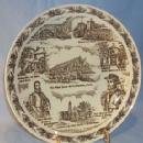 Vernon Kilns HISTORIC SAINT AUSGUSTINE Commemorative Pottery Plate