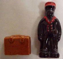 BLACK Porter Salt Pepper Suitcase - Ethnographic
