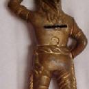 Old Native American Cast Iron Penny Bank - Toys