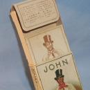 JOHN Cigar Box with Original Insert - Ethnographic