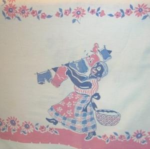 MAMMY Design Square Cotton Table Cloth - Ethnographic