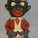 SMOKING SAMBO Free Standing Advertising Cardboard Figure - Ethnographic