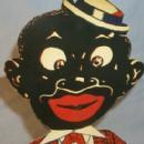 SMOKING SAMBO Free Standing Advertising Cardboard Figure - Ethnographic
