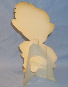 SMOKING SAMBO Free Standing Advertising Cardboard Figure - Ethnographic