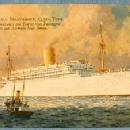 nautical Steamship P&O RMS STRATHMORE Steamship Cruise Line Postcard - paper