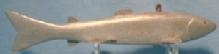 old Carved Wood Fish Decoy - Hand Carved Working Sporting Lure