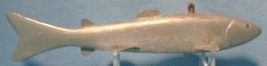 old Carved Wood Fish Decoy - Hand Carved Working Sporting Lure