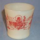 DAVY CROCKETT Milk Glass Mug