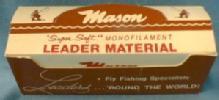 old Fly Fishing Leader - Mason Super Soft Monofilament Leader Material - Sporting