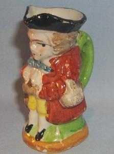Occupied Japan STANDING MAN Porcelain Toby Mug