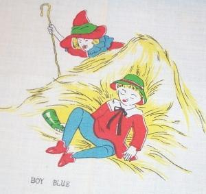 Colorful BOY BLUE Linen Hanky - Toys