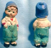 old vintage Bisque Porcelain Toy Doll DUTCH BOY Figure