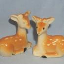 Occupied Japan FAWN Porcelain Salt and Pepper Shakers