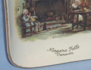 NIAGARA FALLS, CANADA Souvenir Porcelain Pin Dish
