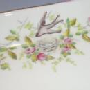 Beautiful Hand Painted BIRD Design Porcelain Dresser Tray