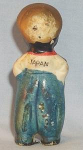 Bisque Porcelain Black Dutch Boy Figurine - Ethnographic