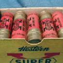 Western SUPER X Shotgun Shell Box w/Paper Shells - Sporting Advertising