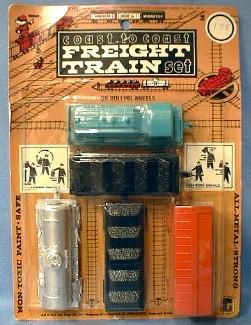 Midgetoy Toy FREIGHT TRAIN - Mint in Box Toy