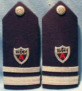 Military Dress US Coast Guard Shoulder Boards - Military