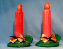 LARGE Christmas Candles Candleholders Original Box