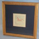 Signed & Numbered ROCKINGHORSE Embossed Art Work in Frame - Works of Art
