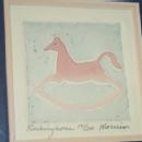 Signed & Numbered ROCKINGHORSE Embossed Art Work in Frame - Works of Art